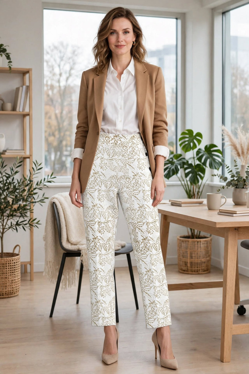 Falling Grace White Pants