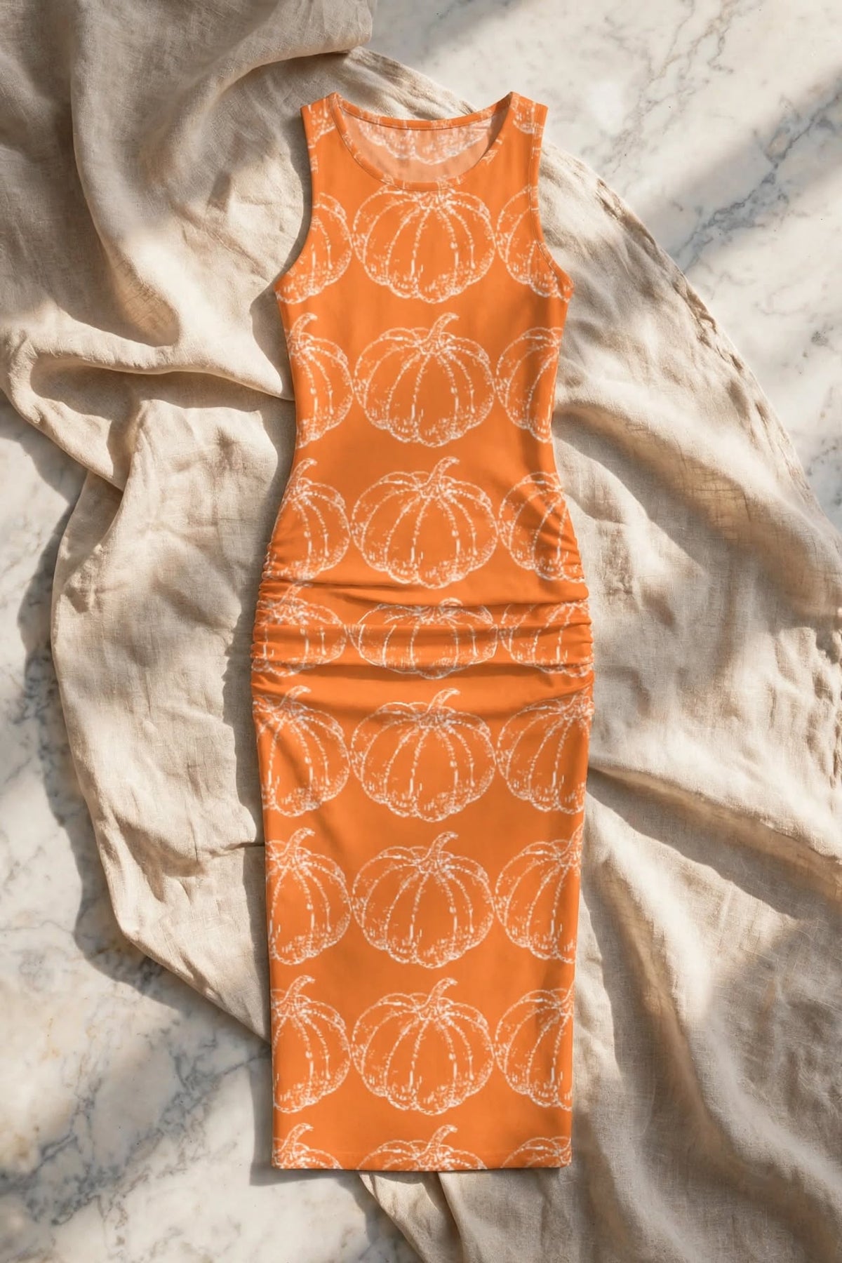 Pumkin Spice Midi Dress