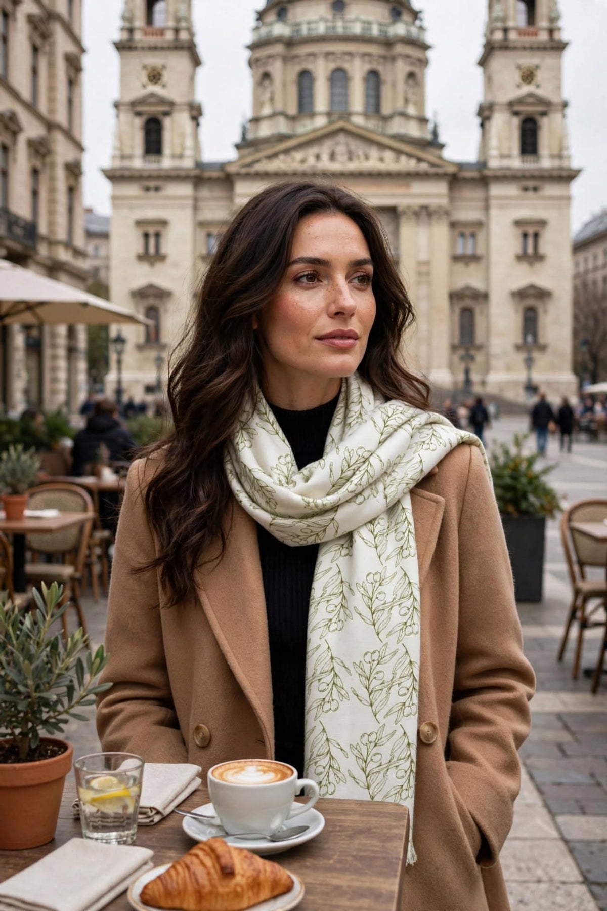 Olive Signature Scarf