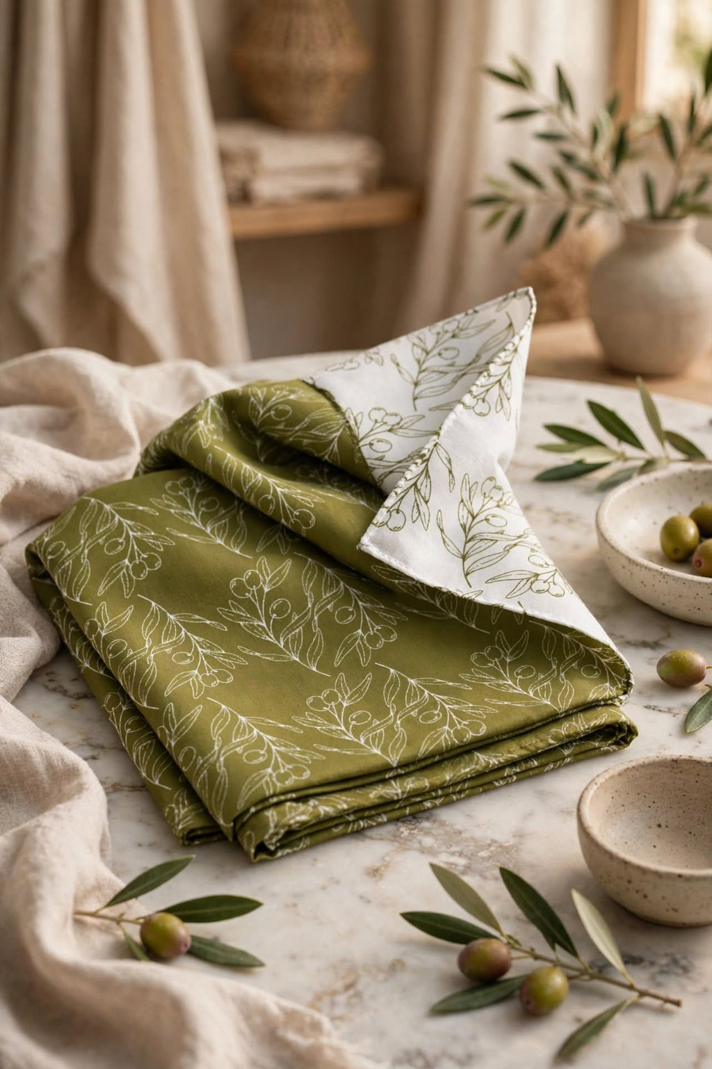 Olive Signature Scarf