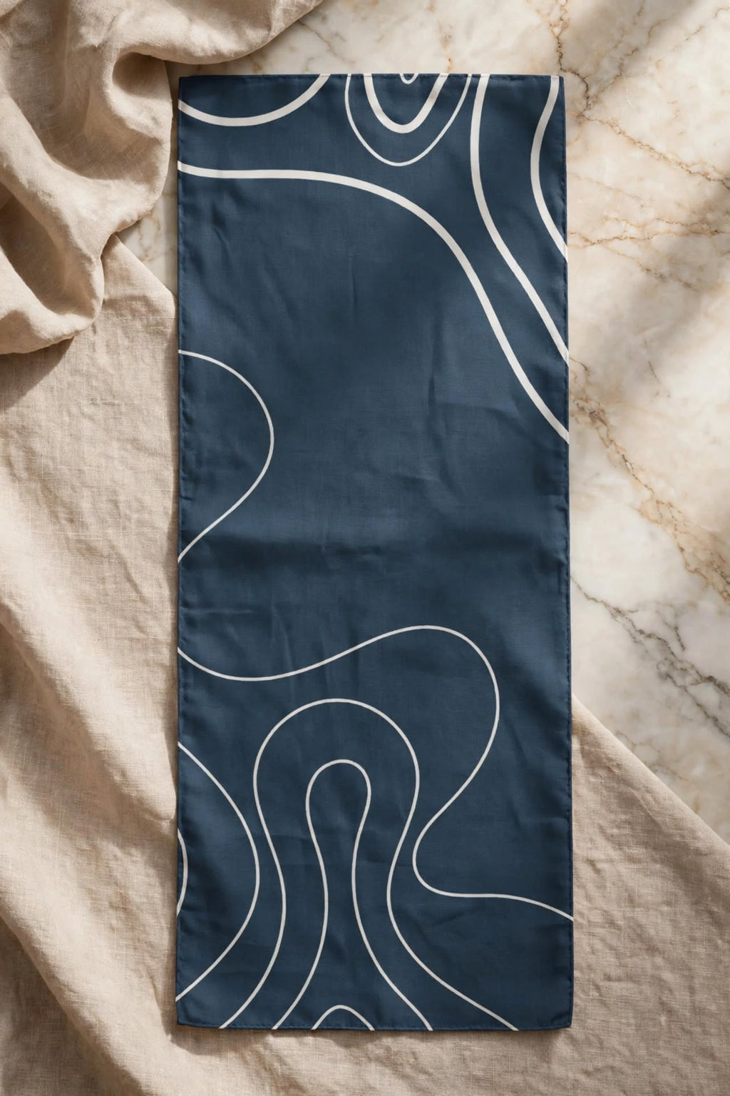 Blue Noir Scarf