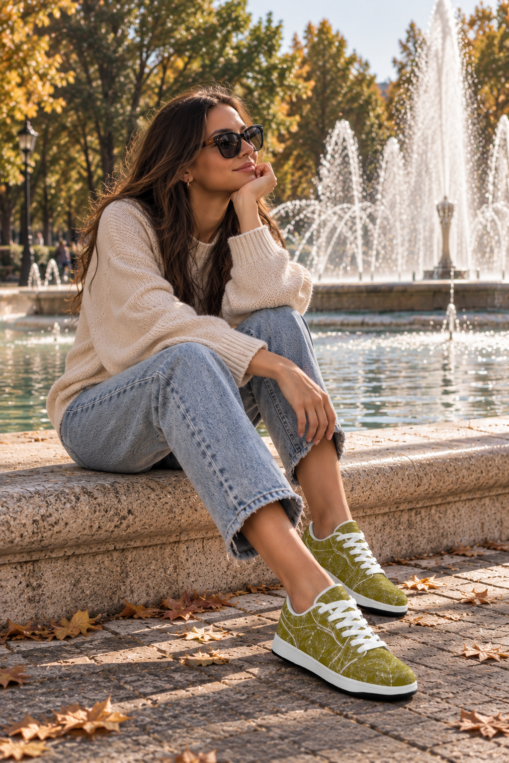 Olive Signature Sneaker