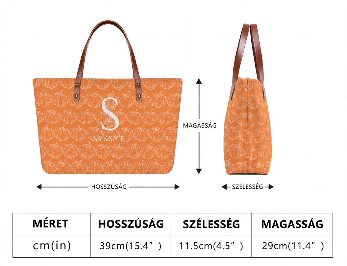 Pumpkin Spice Orange Bag