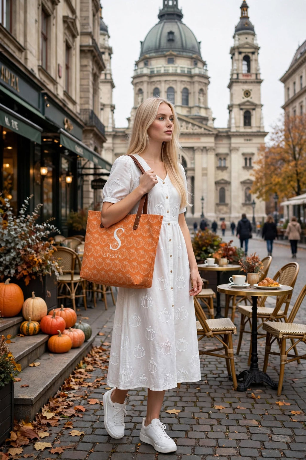 Pumpkin Spice Orange Bag
