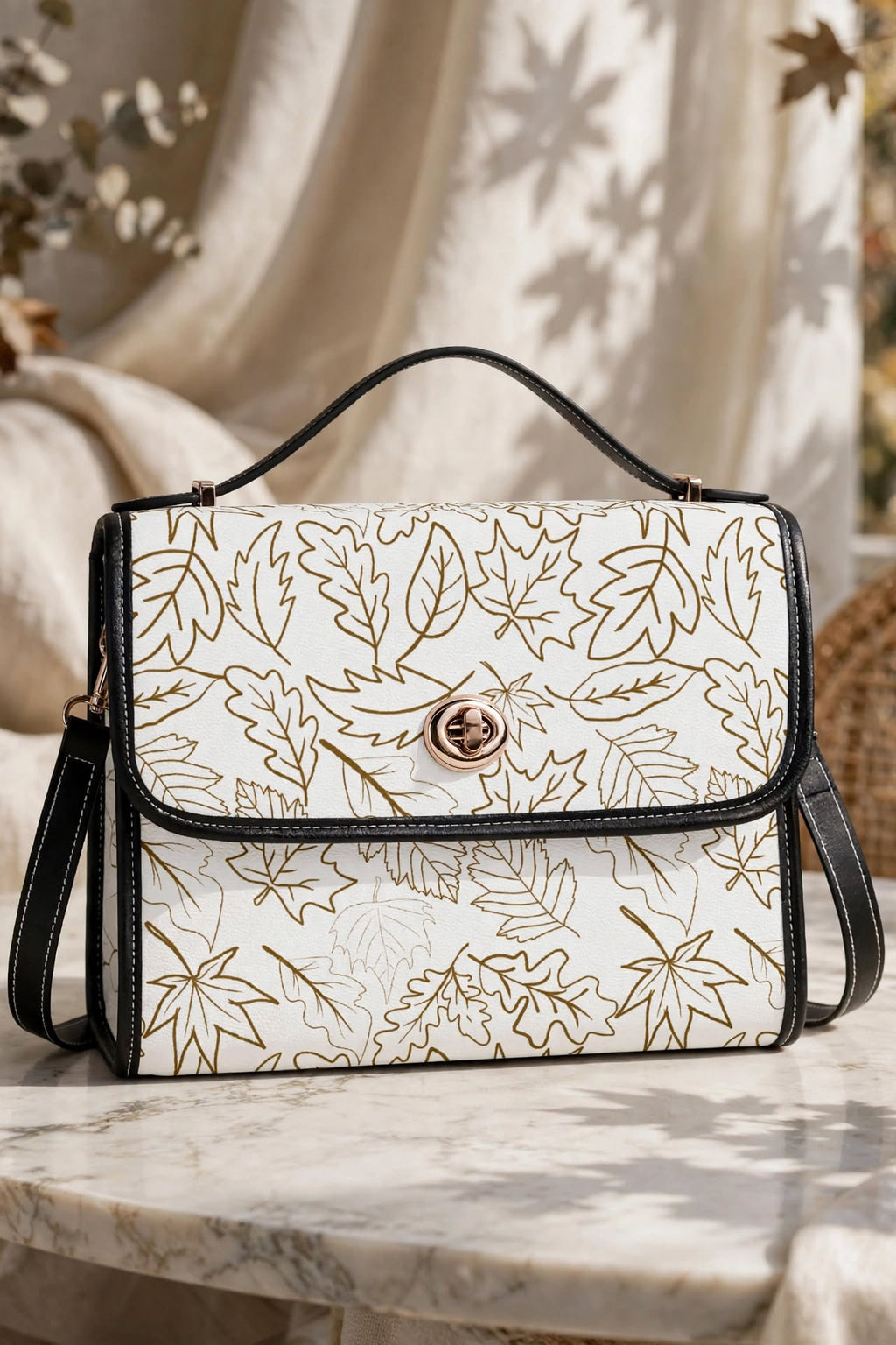 Falling Grace White Mini Bag