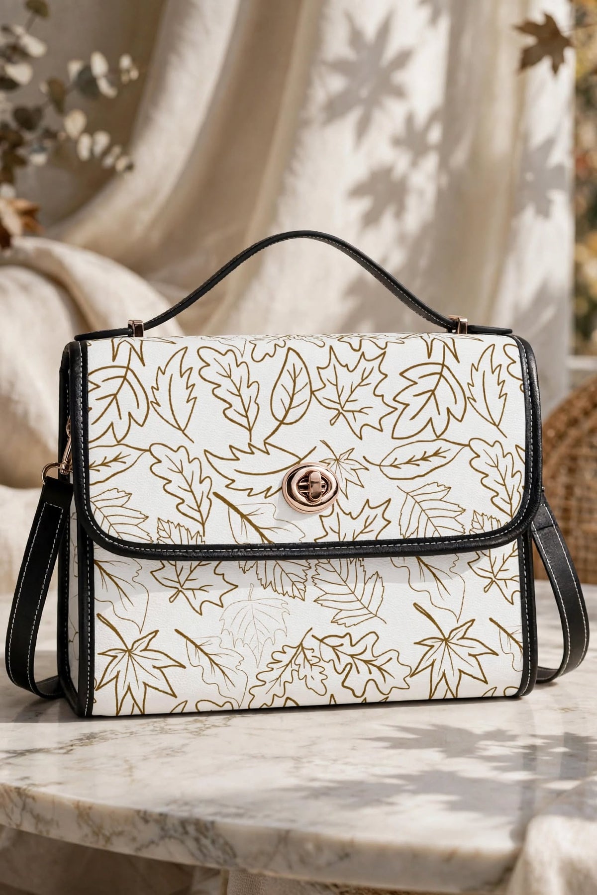 Falling Grace White Mini Bag