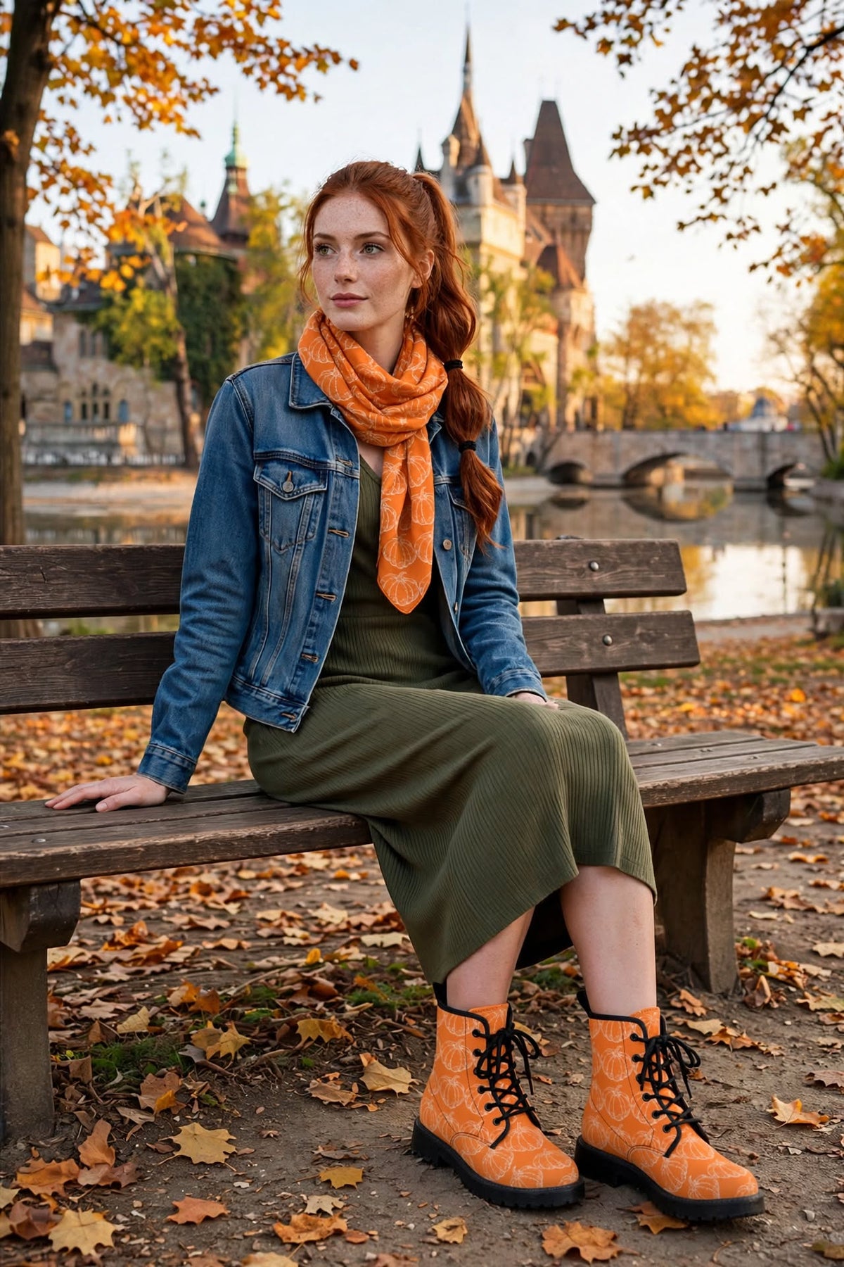 Pumpkin Spice Boots