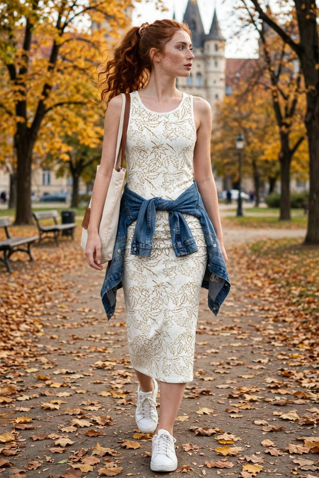 Falling Grace  White Midi Dress