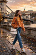 Pumpkin Spice White Mini Bag