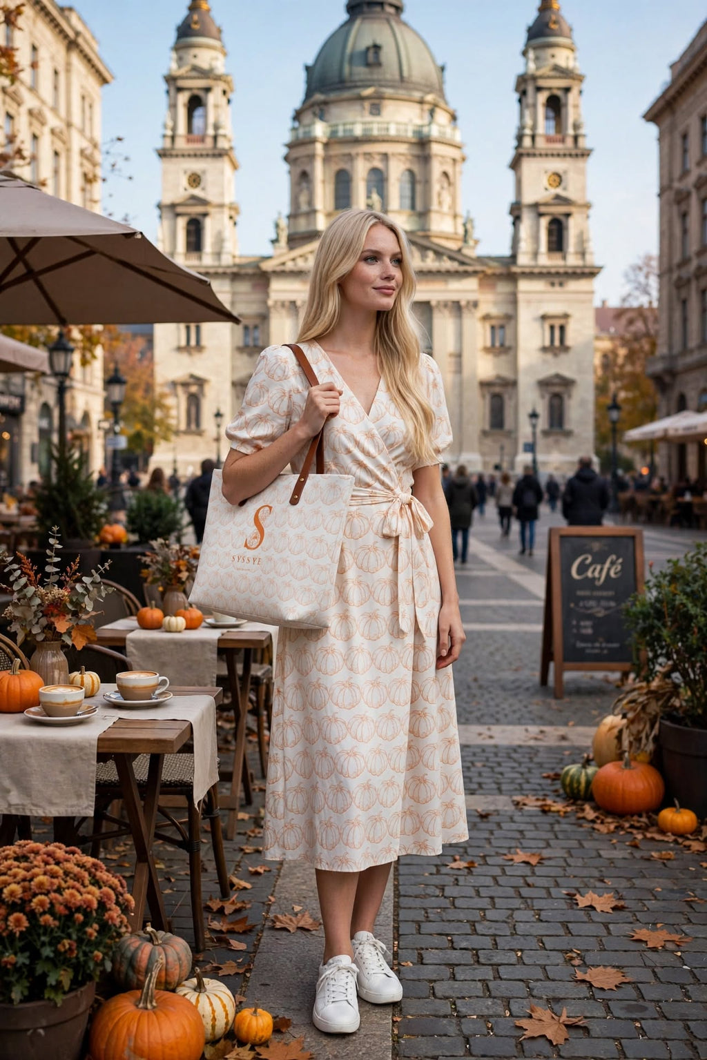 Pumpkin Spice White Bag