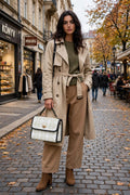 Olive Signature White Mini Bag
