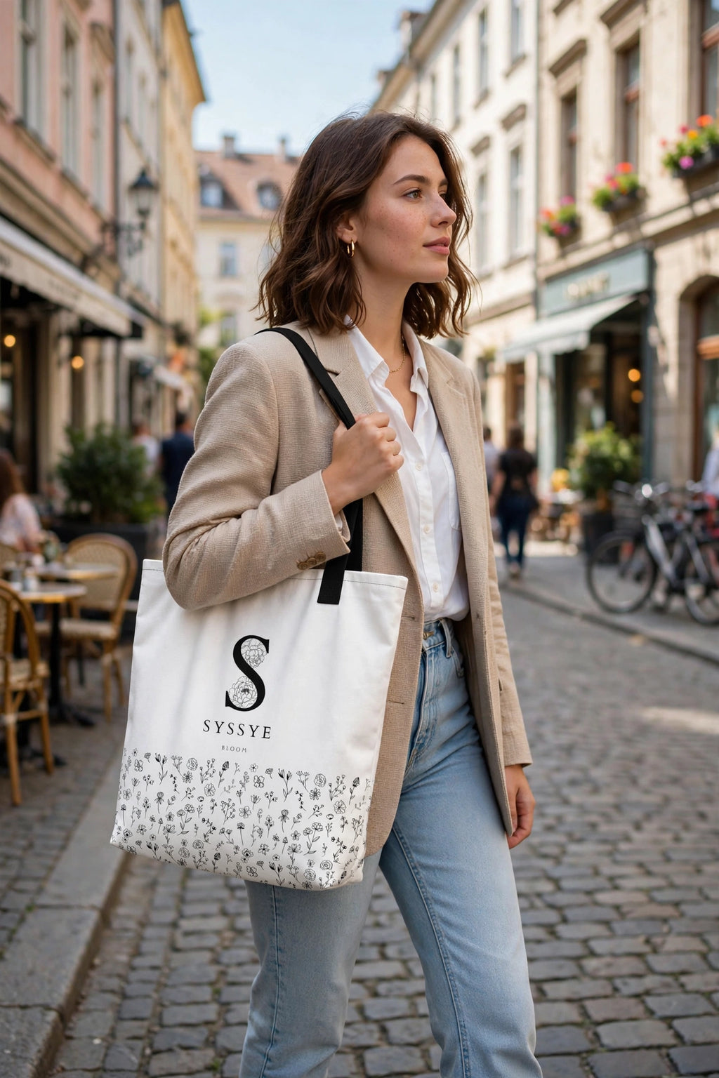 Borsa da spiaggia botanica