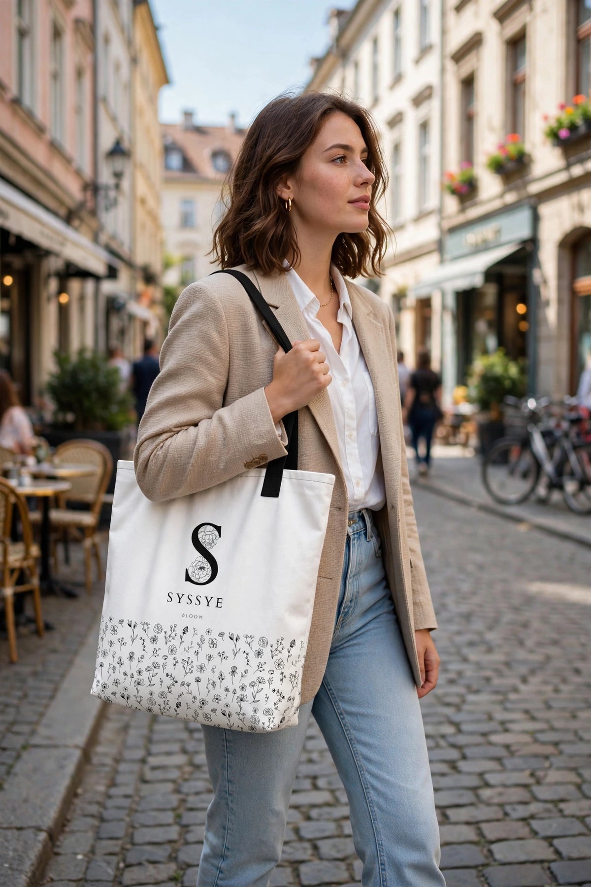 Borsa da spiaggia botanica