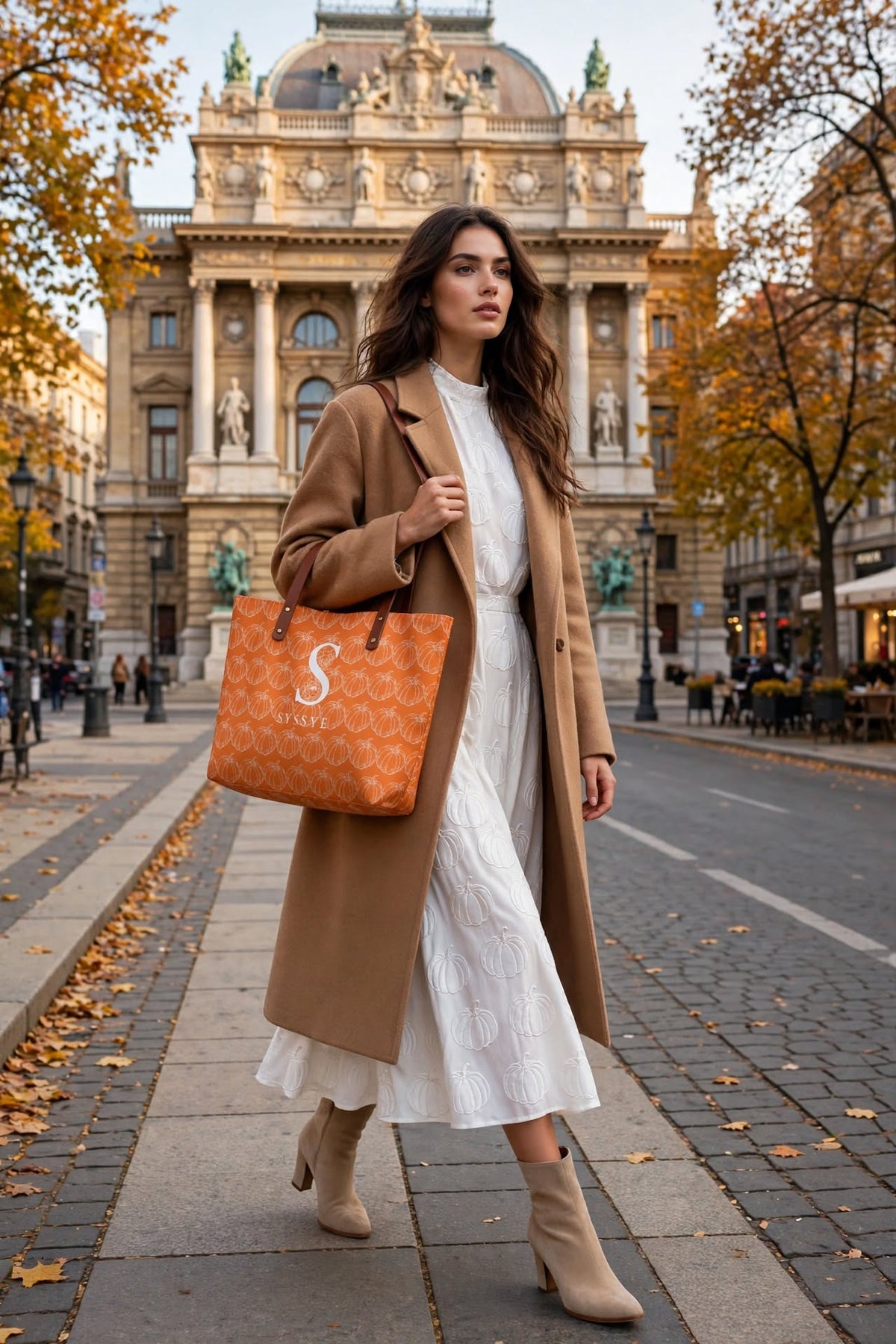 Pumpkin Spice Orange Bag