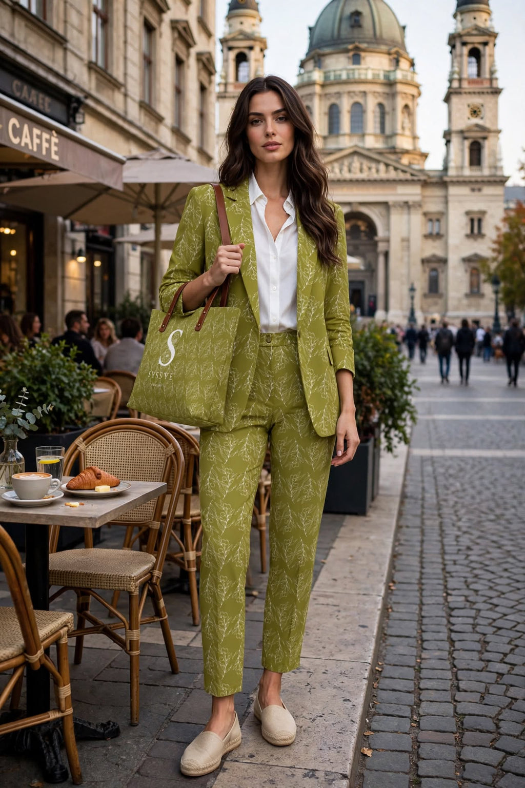 Olive Signature green bag