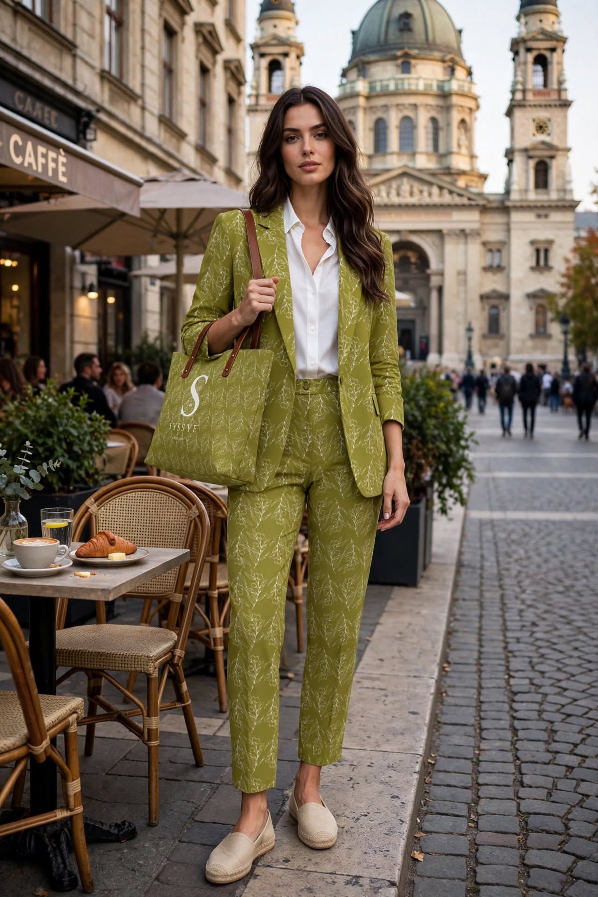 Olive Signature green bag