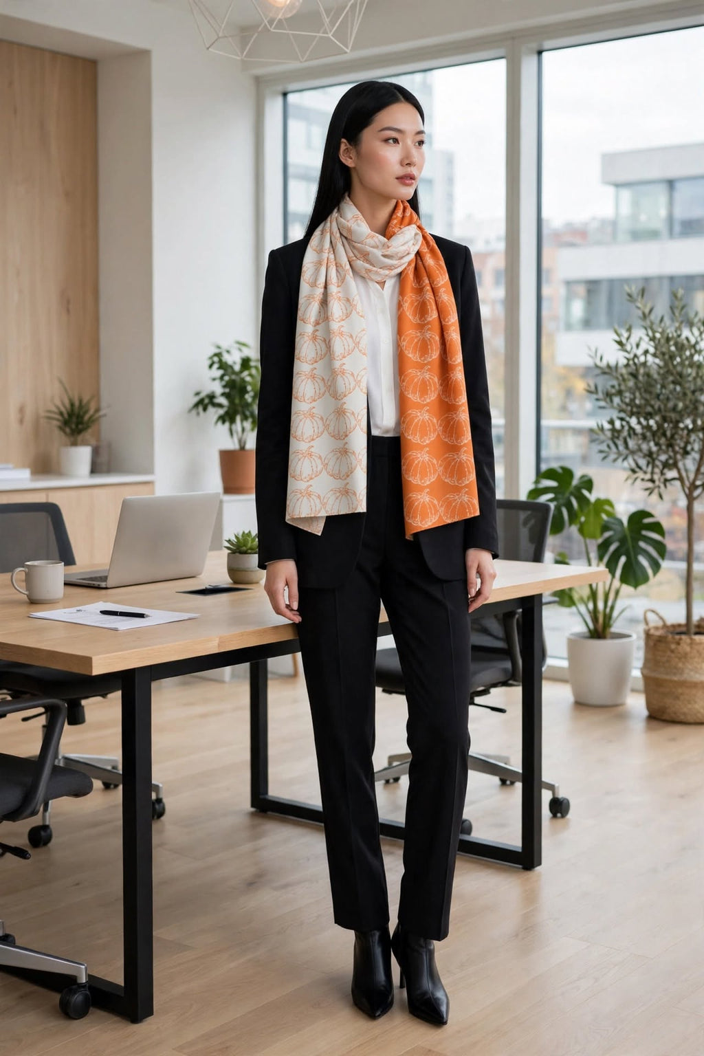 Pumpkin Spice Scarf