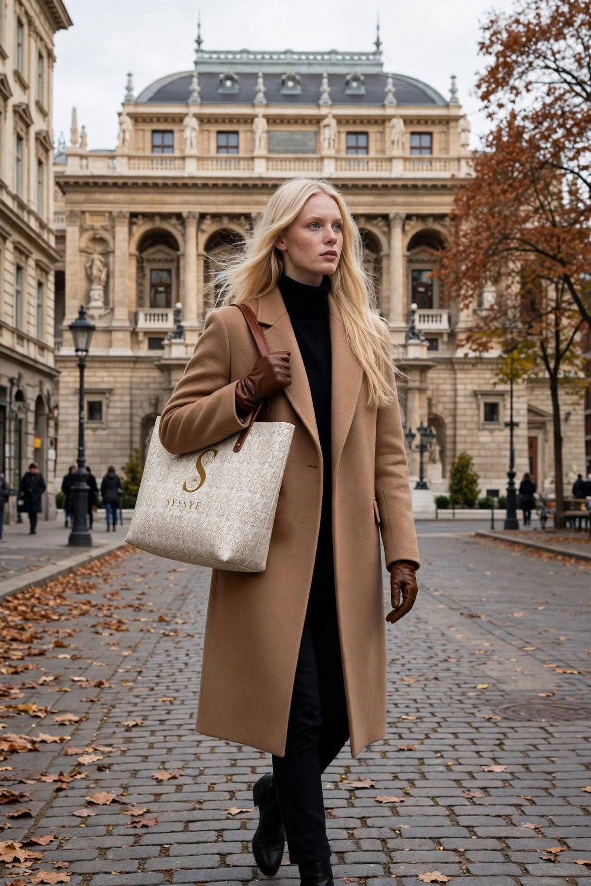 Falling Grace White Bag