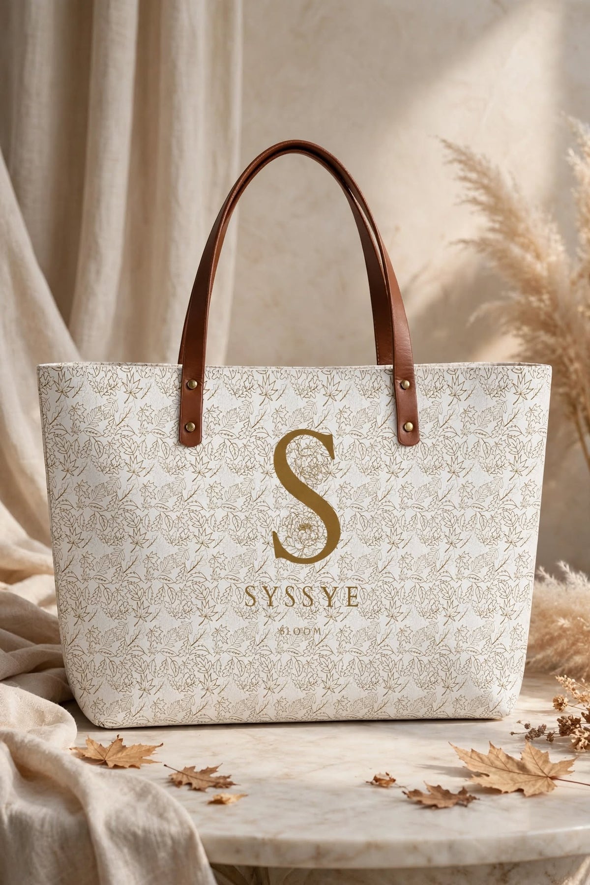 Falling Grace White Bag