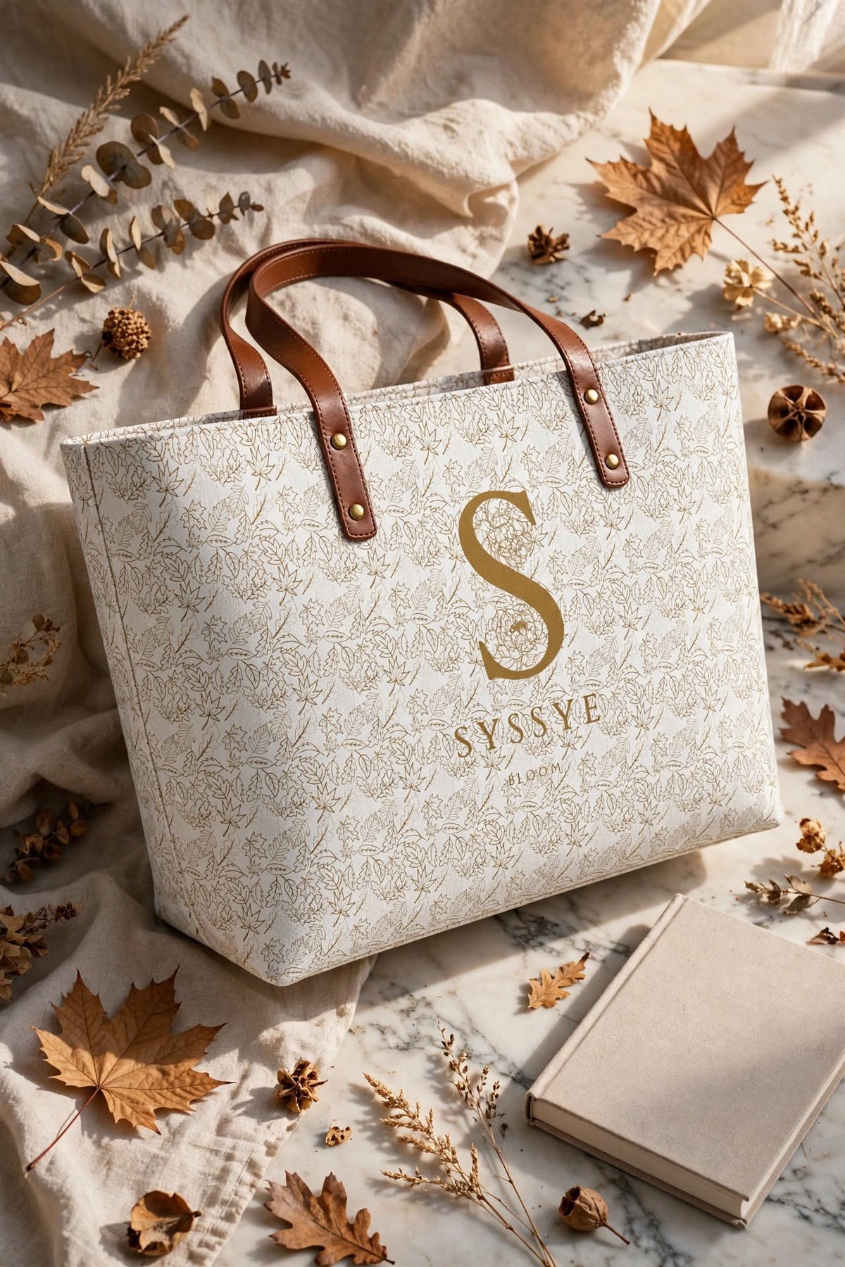 Falling Grace White Bag