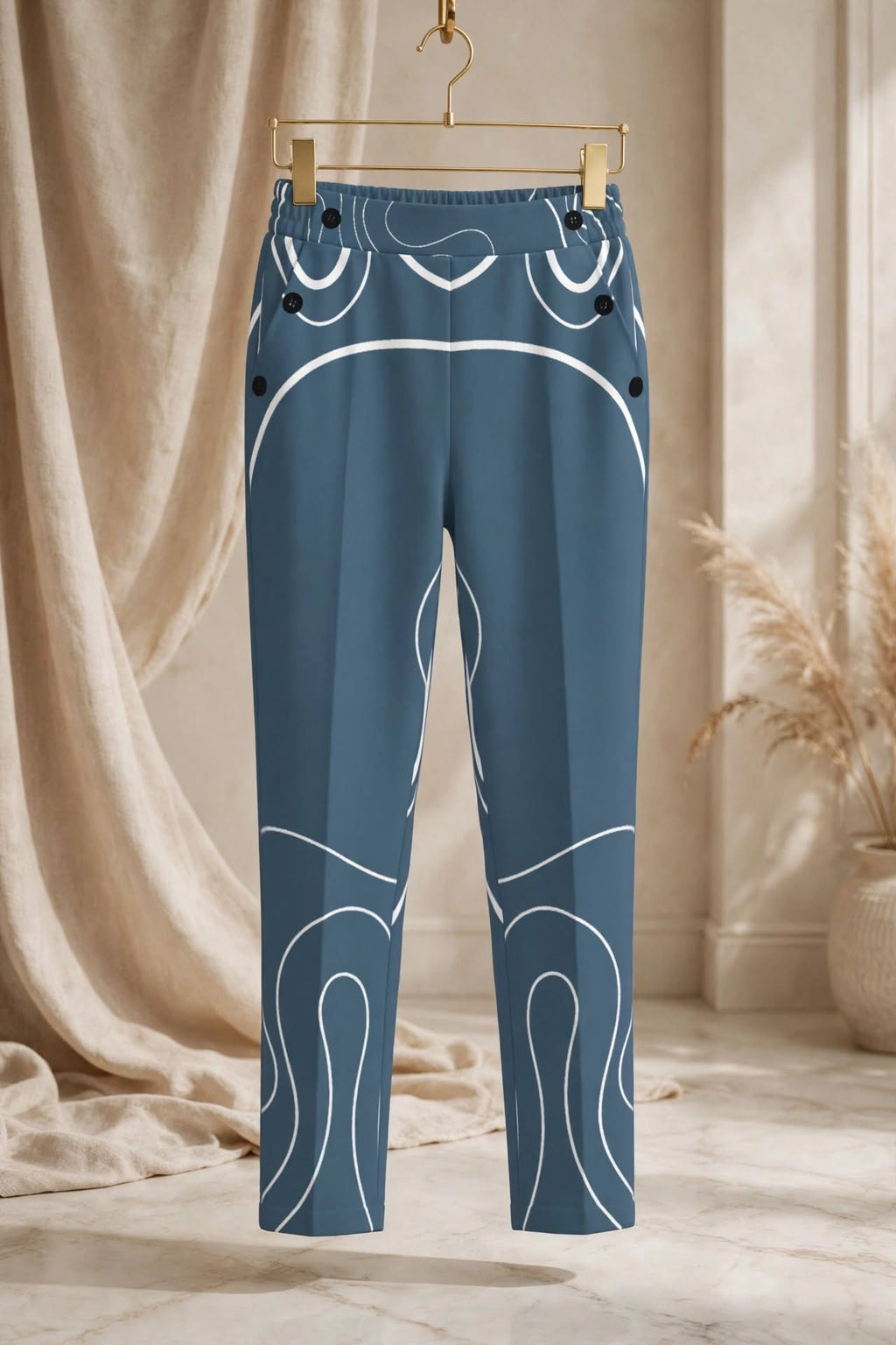Blue Noir Pants