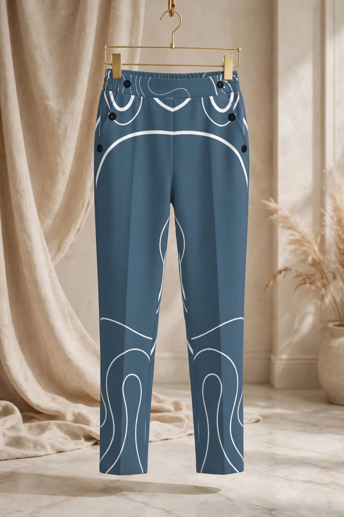 Blue Noir Pants