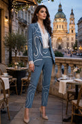 Blue Noir Pants