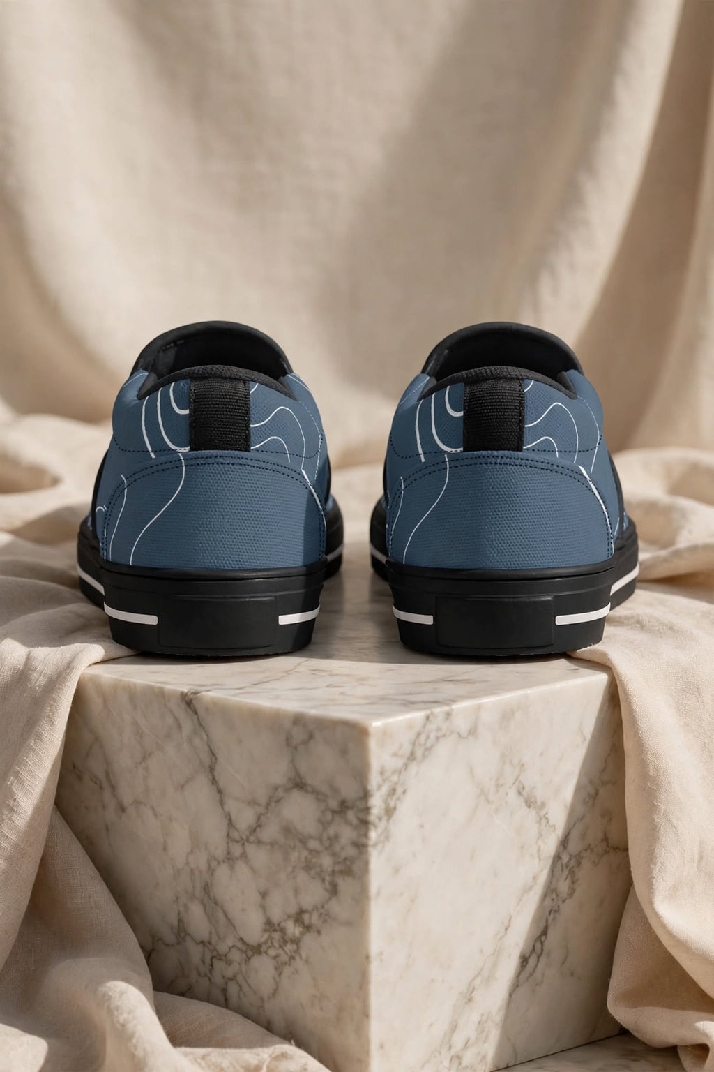 Blue Noir Shoes