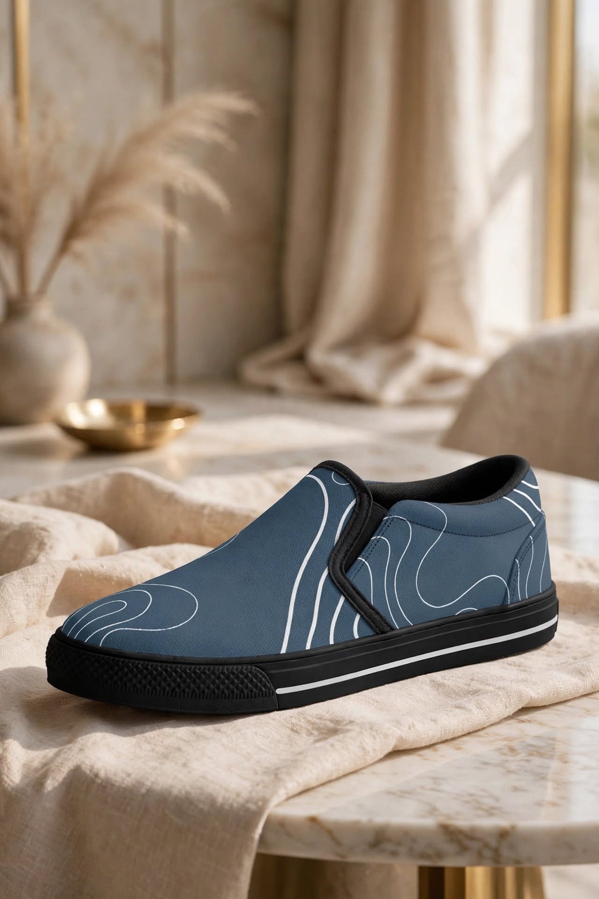 Blue Noir Shoes