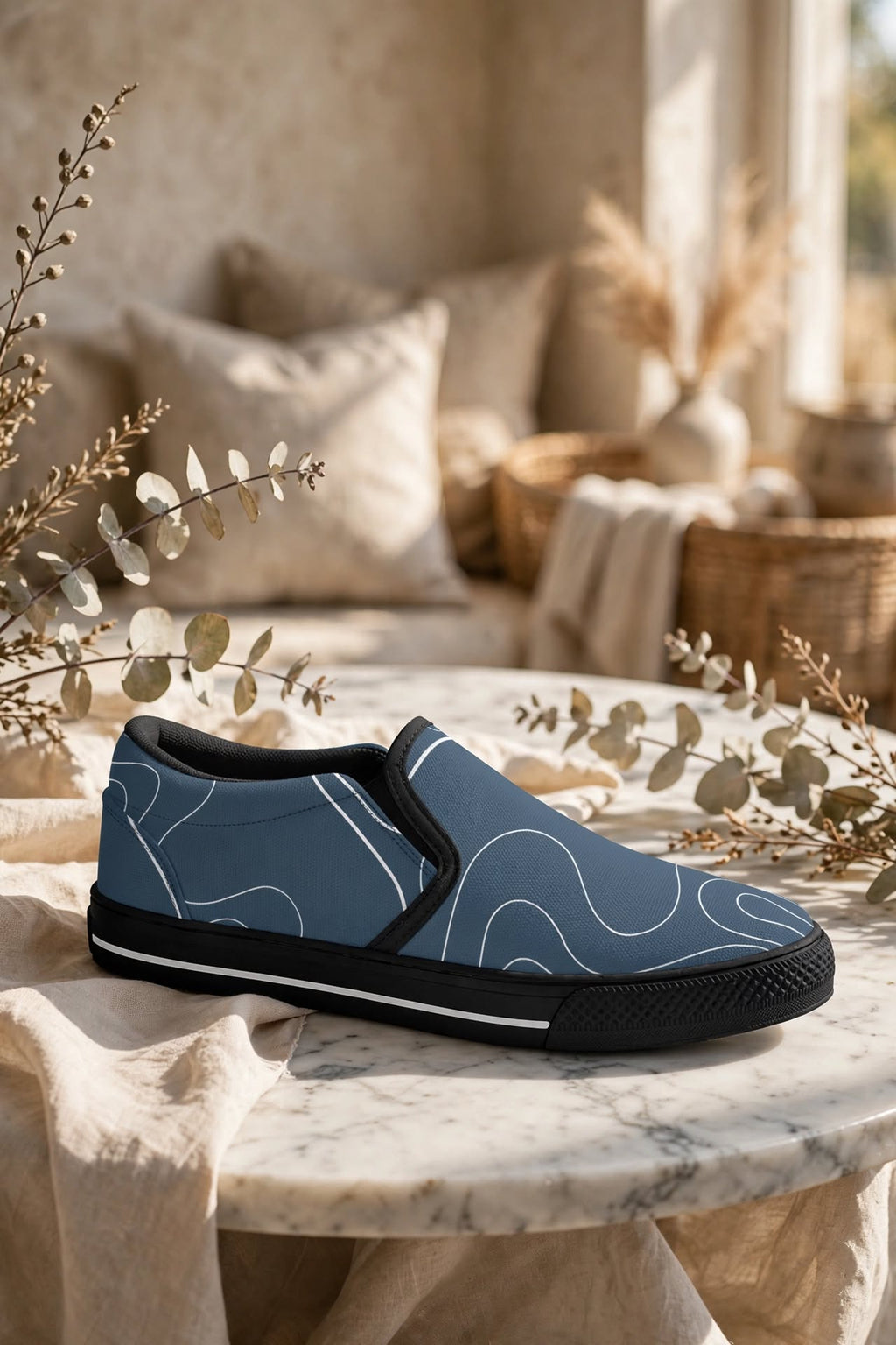 Blue Noir Shoes