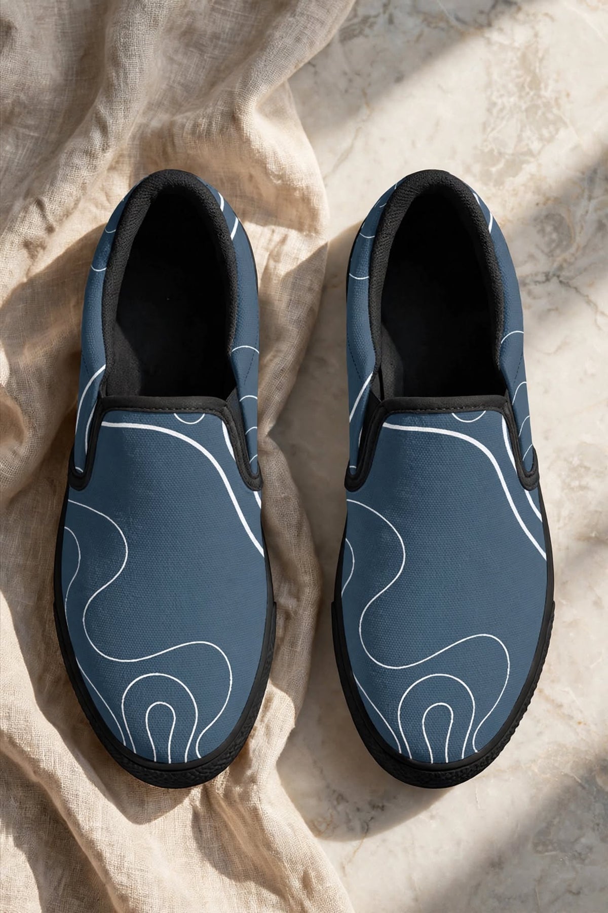 Blue Noir Shoes