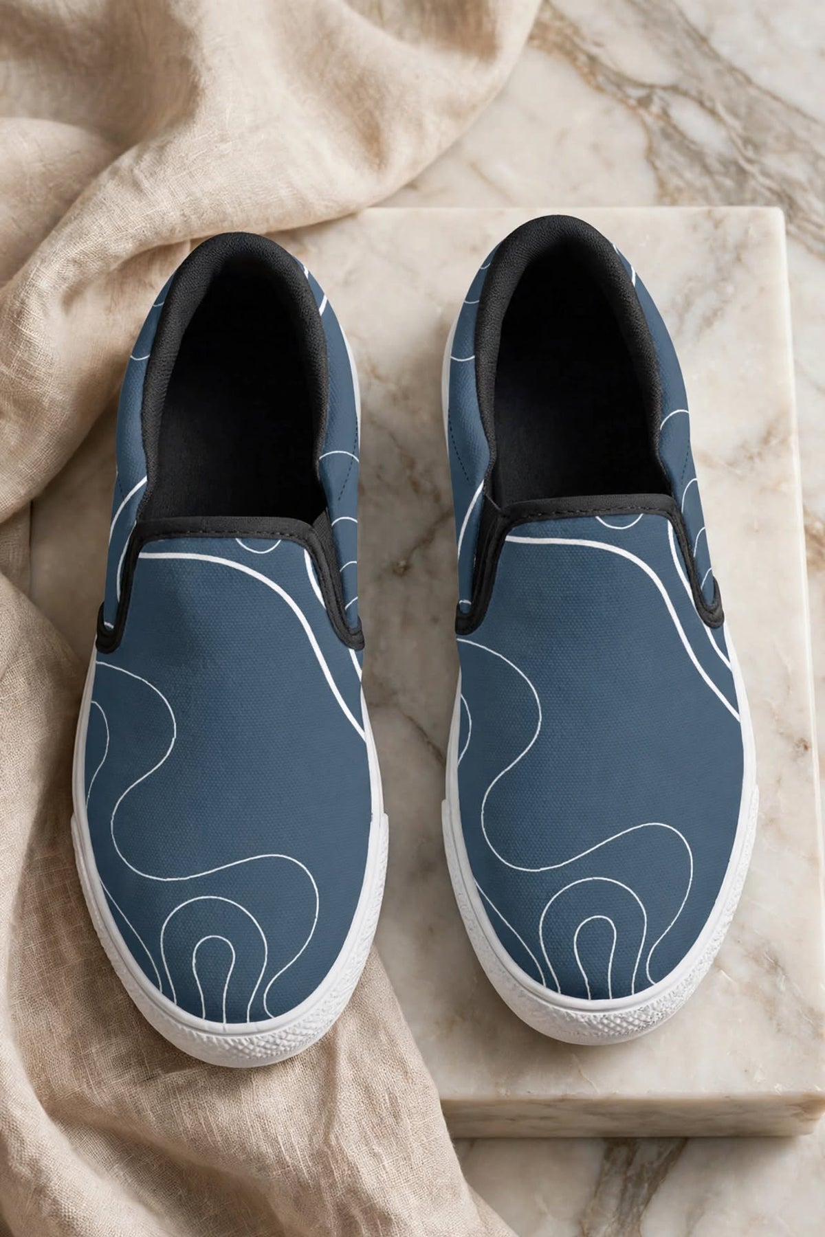 Blue Noir Shoes