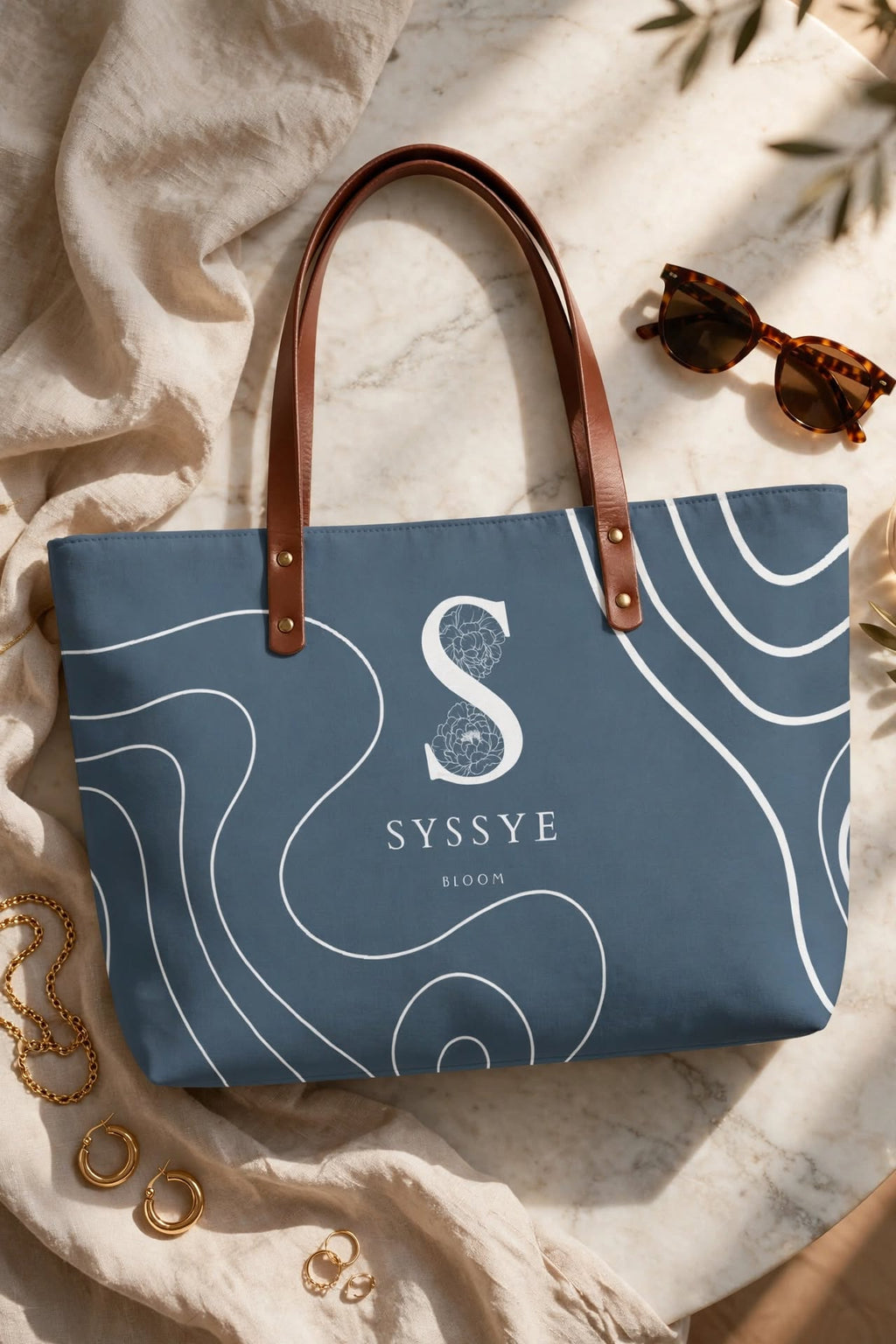 Blue Noir Carryall