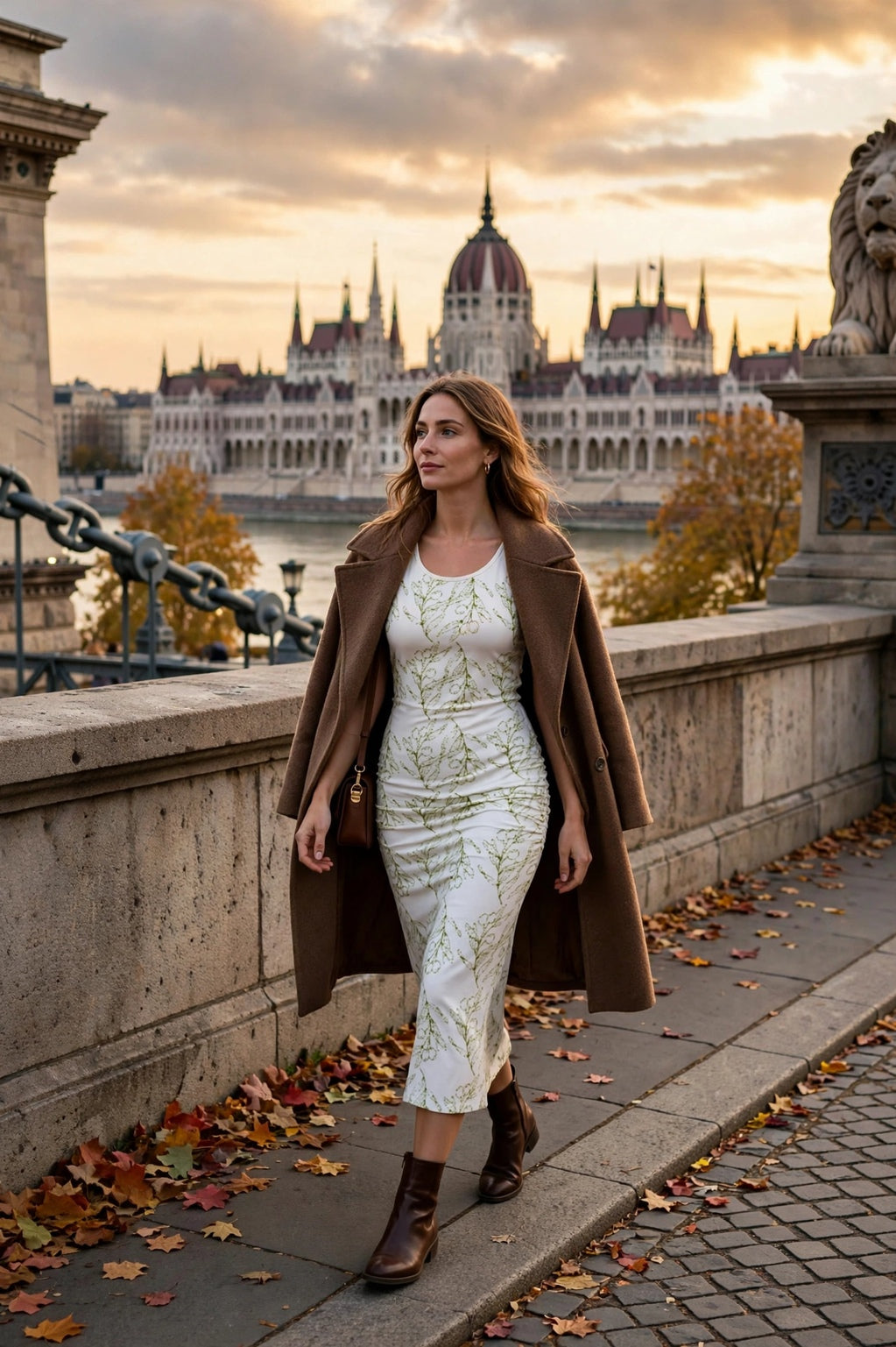 Olive Signature White Midi Dress