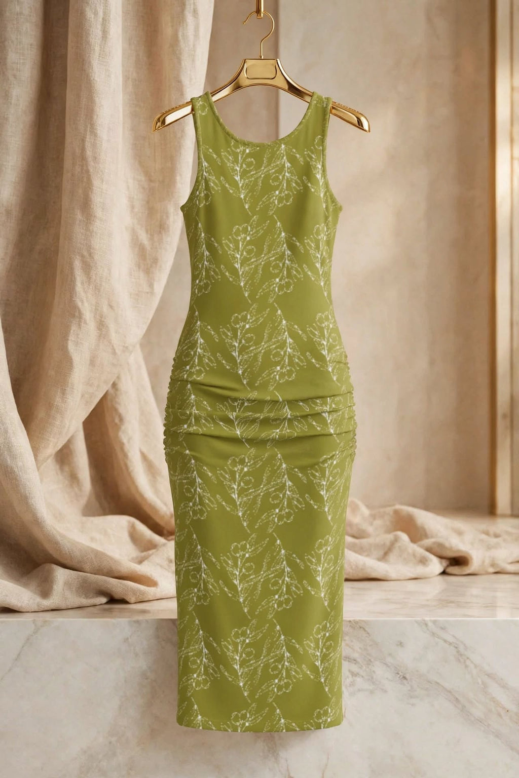 Olive Signature Midi Dress