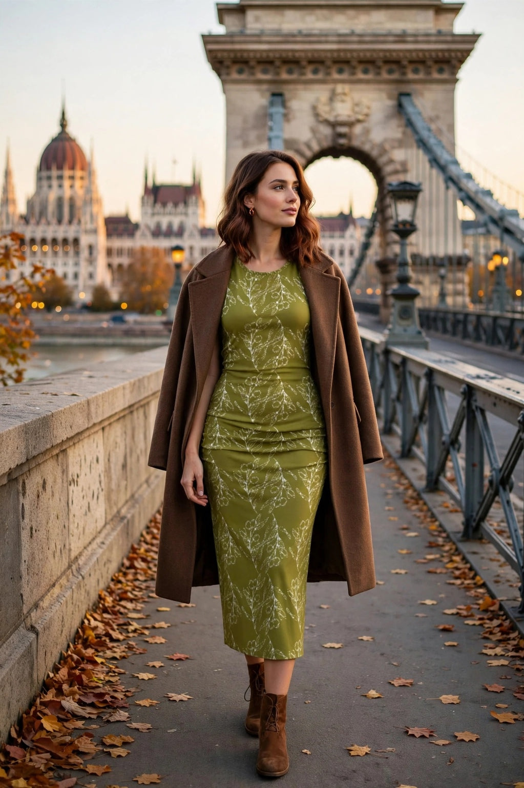 Olive Signature Midi Dress