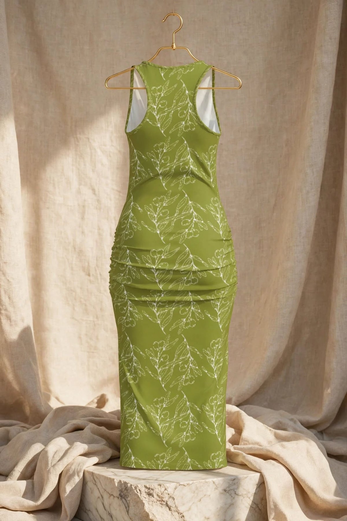Olive Signature Midi Dress
