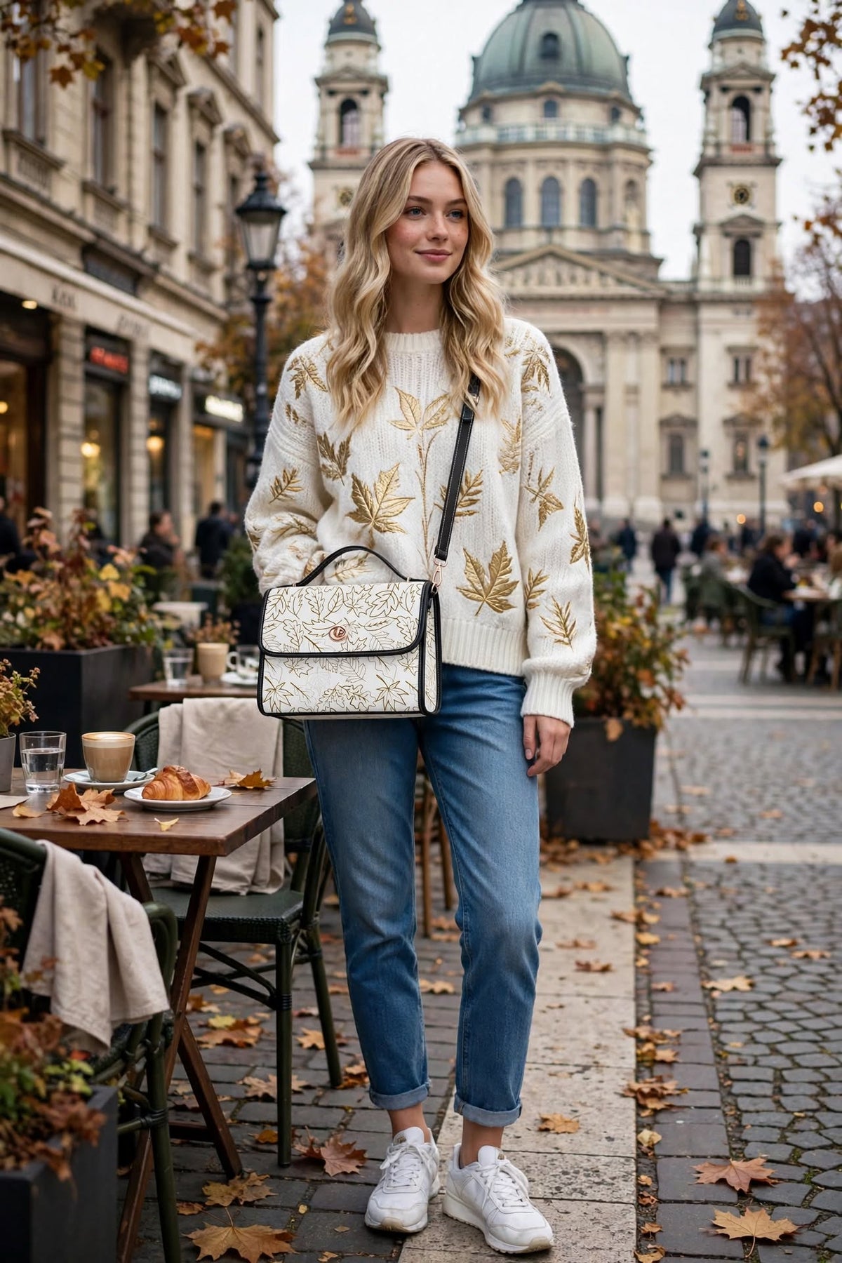 Falling Grace White Mini Bag