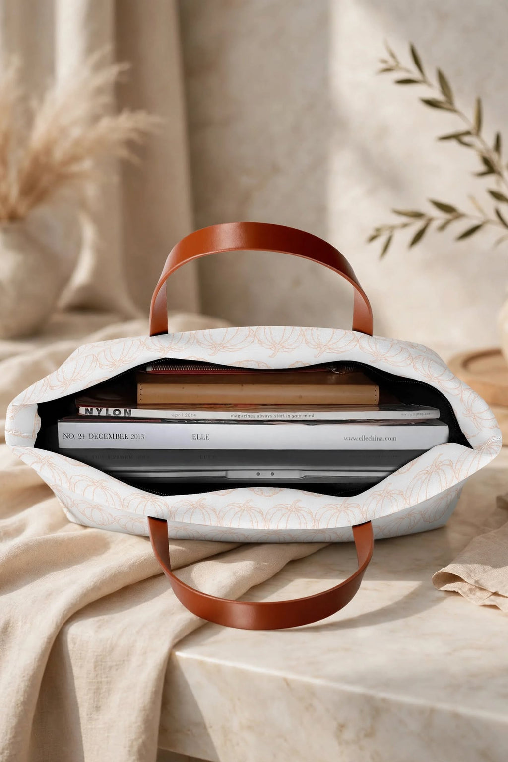 Pumpkin Spice White Bag