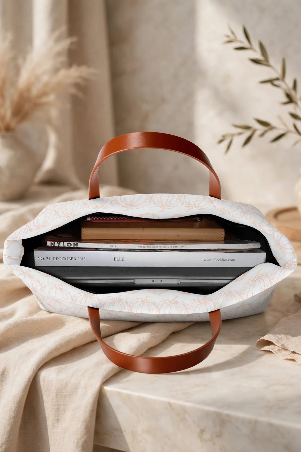 Pumpkin Spice White Bag