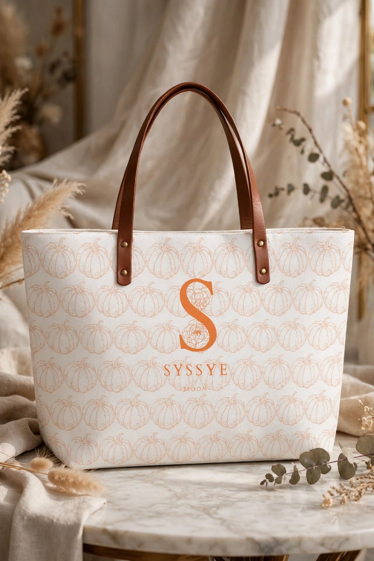 Pumpkin Spice White Bag