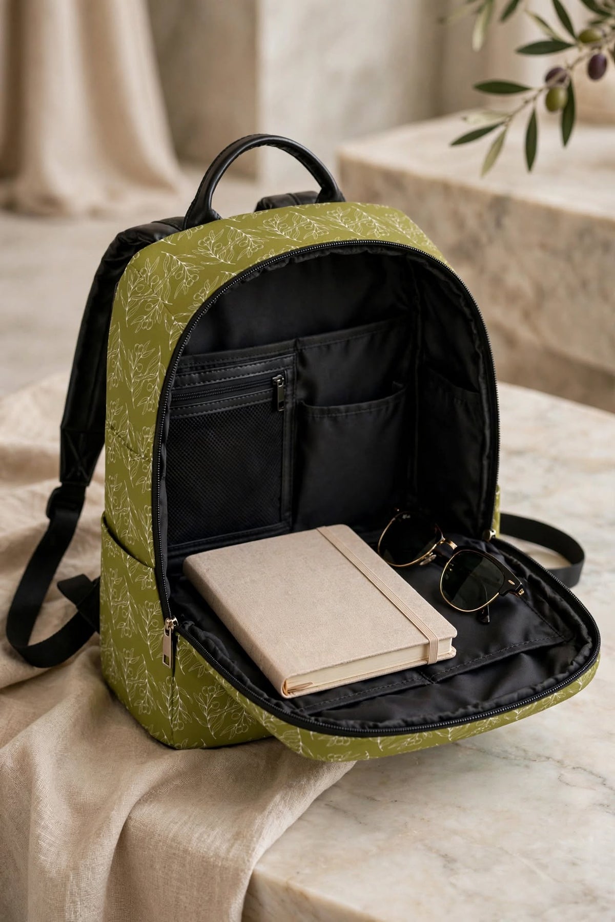 Olive Signature Backpack