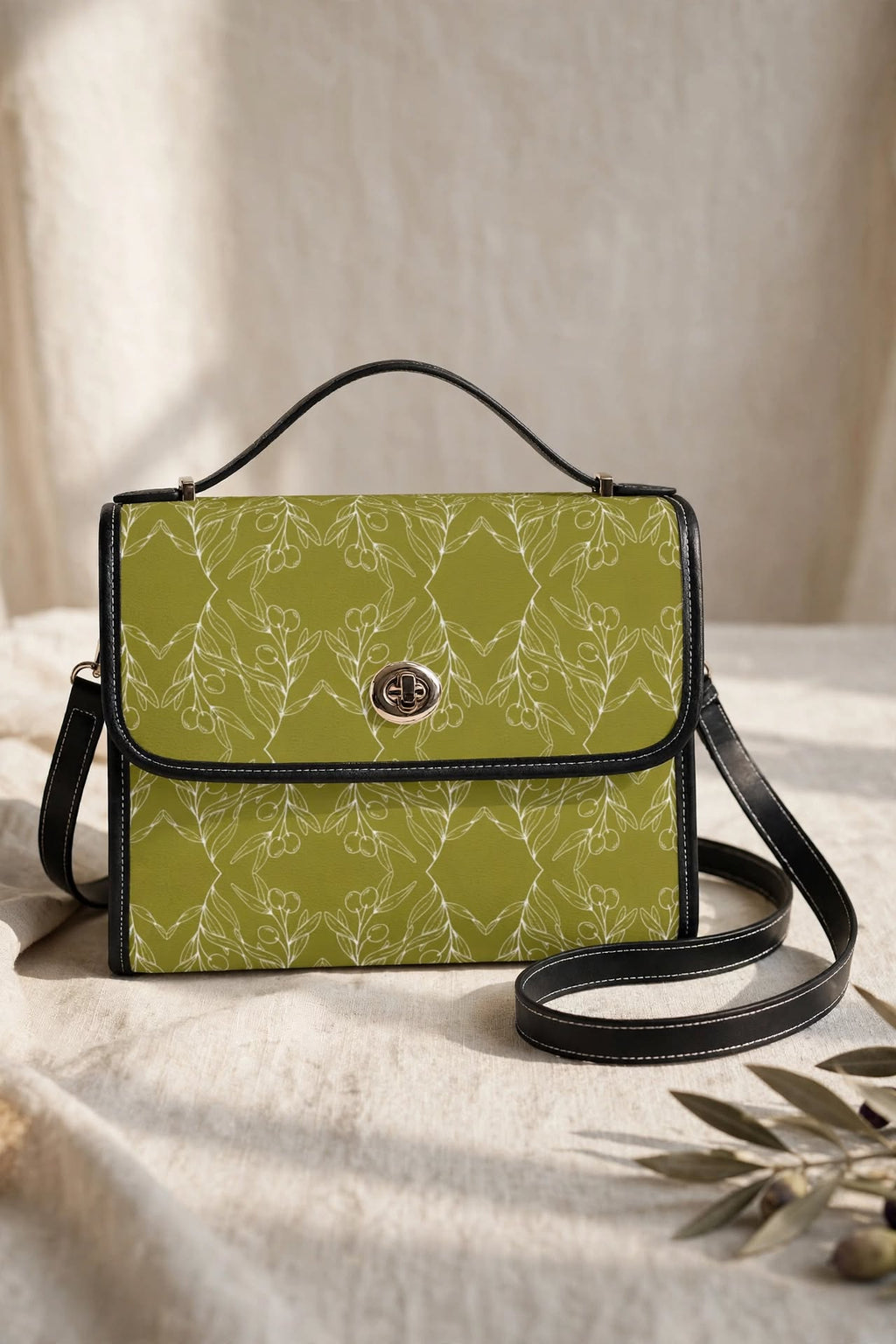 Olive Signature Mini Bag