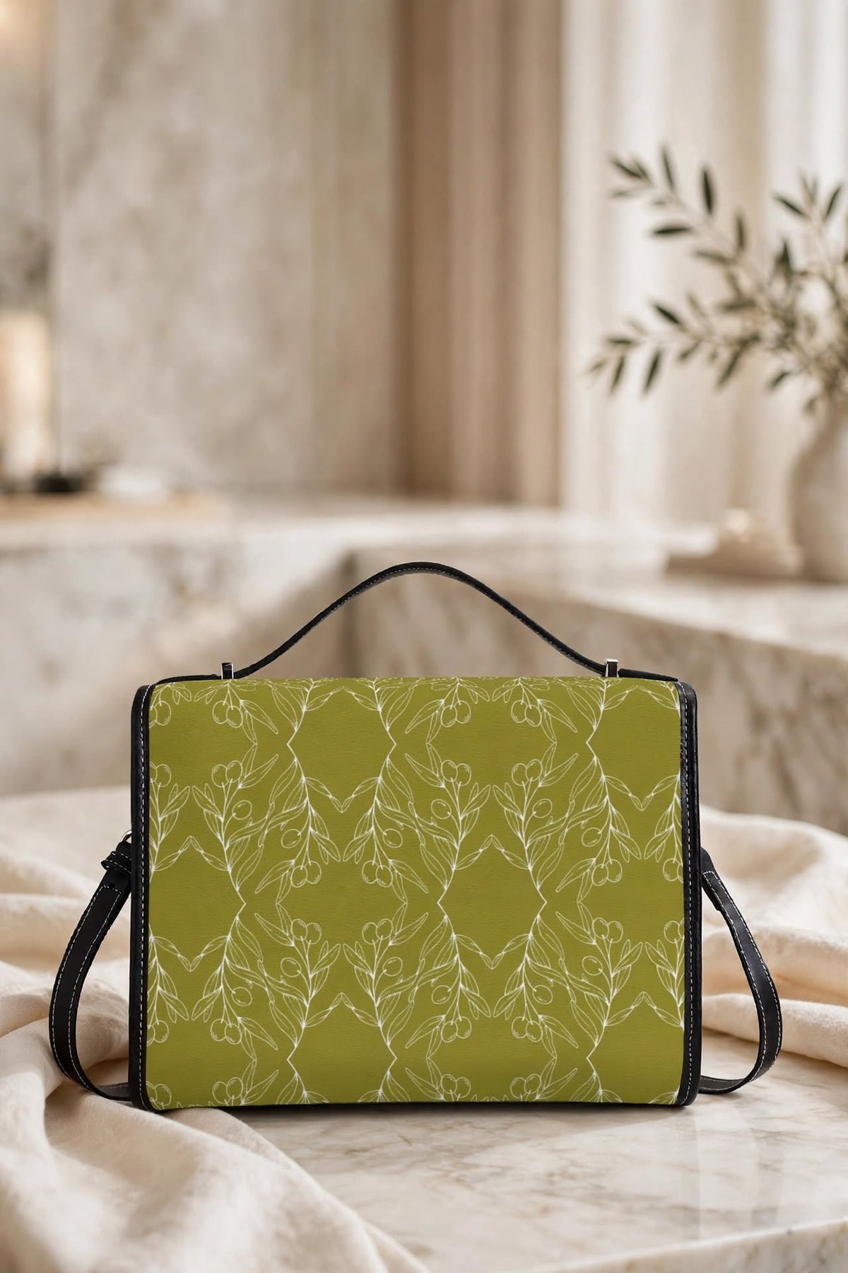 Olive Signature Mini Bag