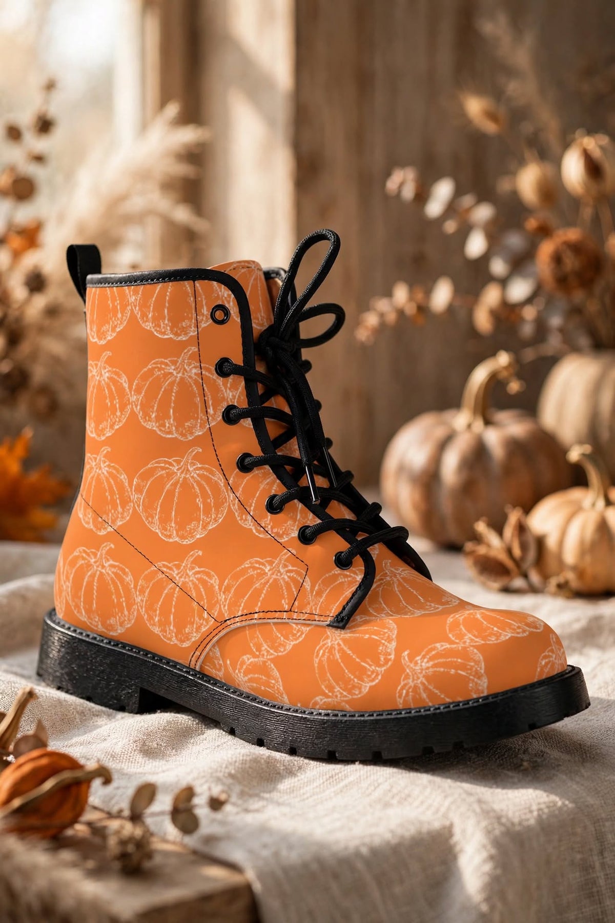 Pumpkin Spice Boots