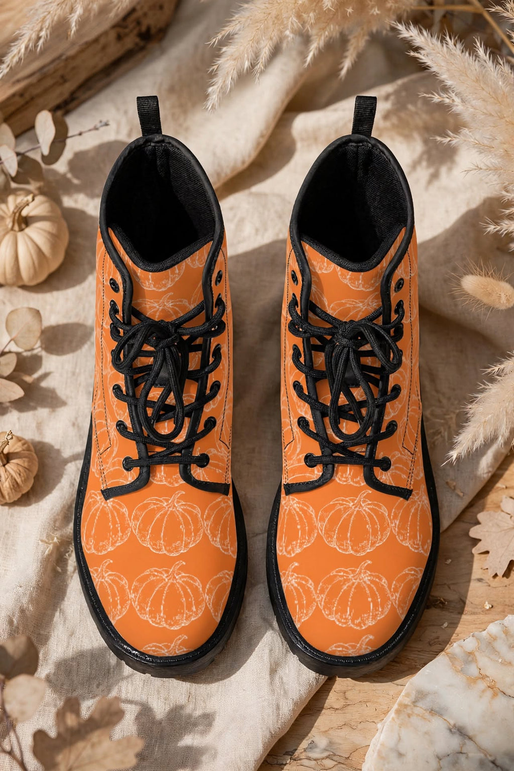 Pumpkin Spice Boots