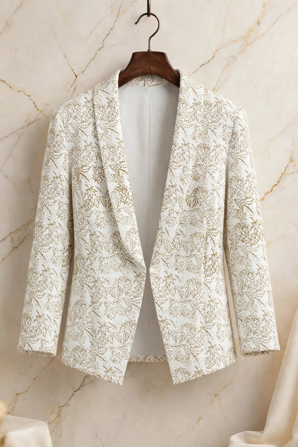 Falling Grace White Blazer